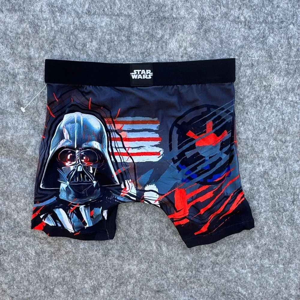 Crazy Boxer Star Wars Darth Vader Boxer Briefs Black Red Mens Small New